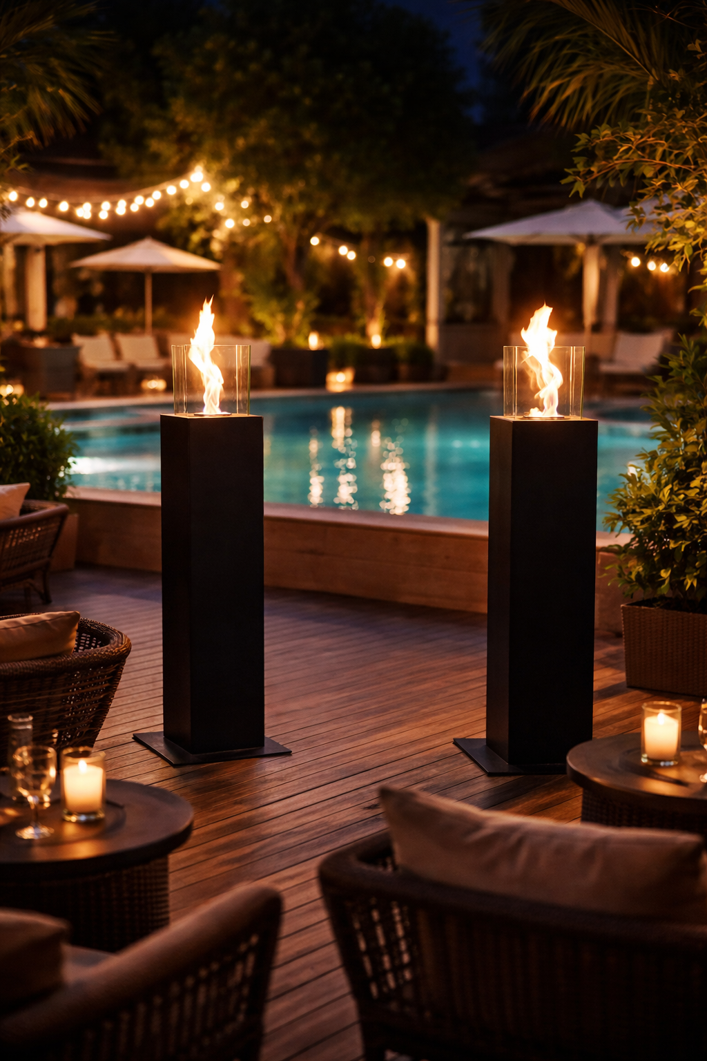 Estufa a Bioetanol Ecofuego Super Torre