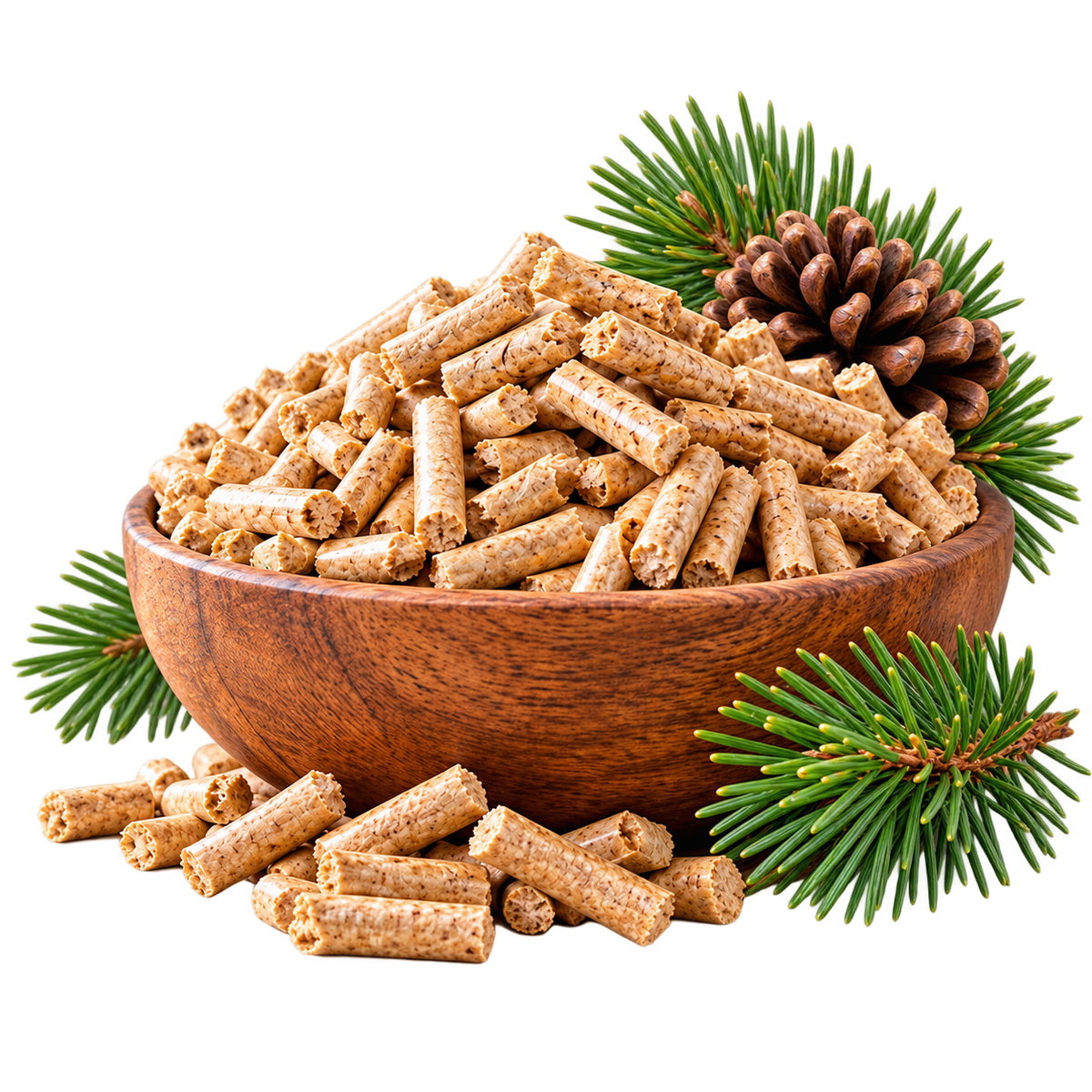 Pellets de Madera de Pino Bolsa de 25 kg