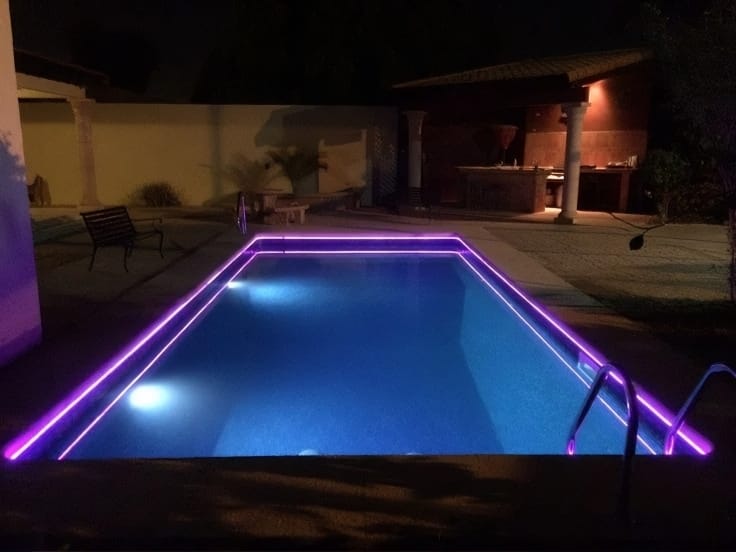 Luces Perimetral RGB IP68 para Piscinas (el metro)