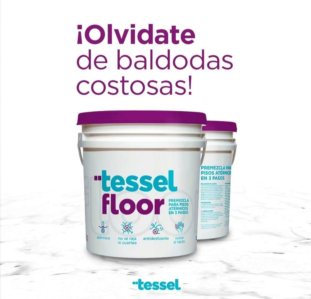 Tessel Floor: Piso Atérmico y antideslizantes para piscina con base elastomérica
