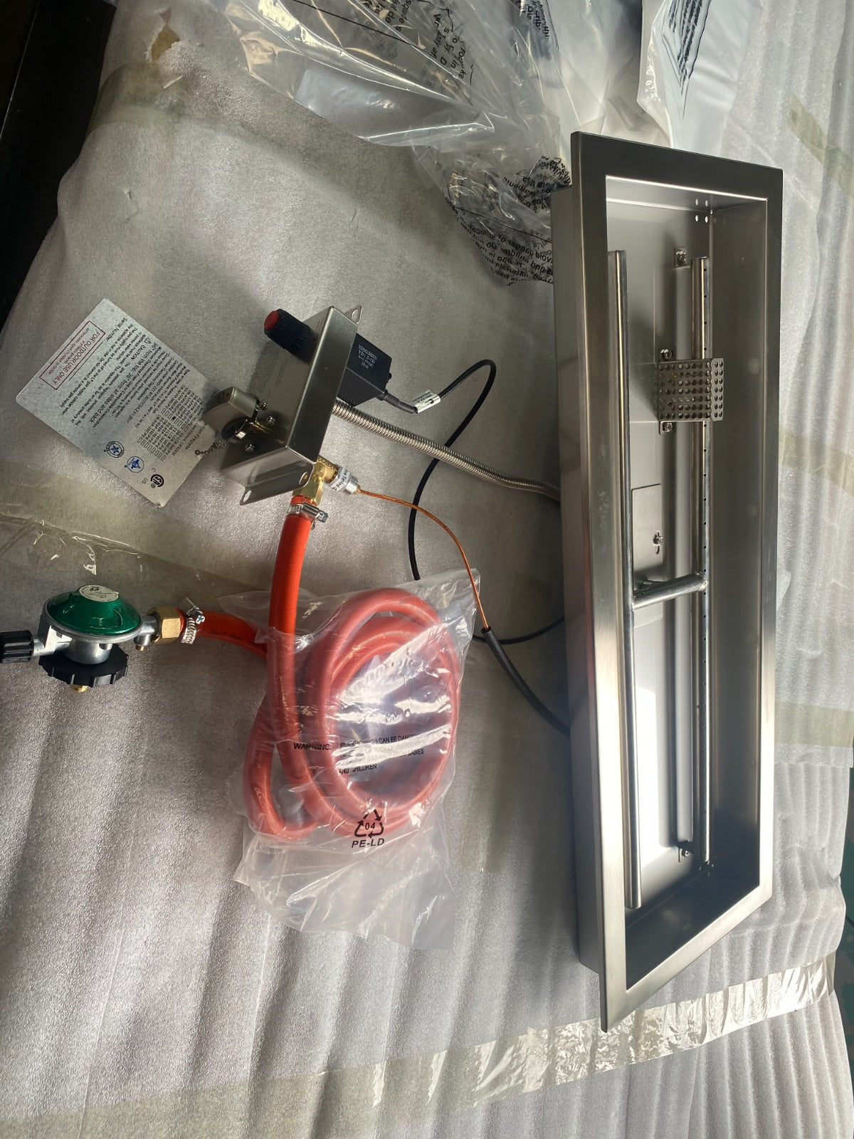 Kit de Quemador a Gas para Fogata Lineal en Paraguay 18" (46 cm)