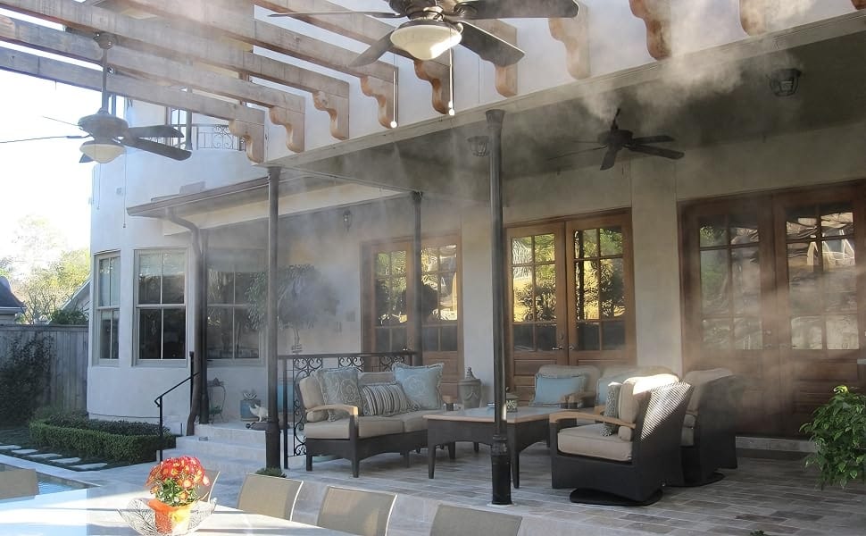 Nebulizador de Exterior – Sistema Profesional de Enfriamiento y Purificación 3 Litros (hasta 75 boquillas)
