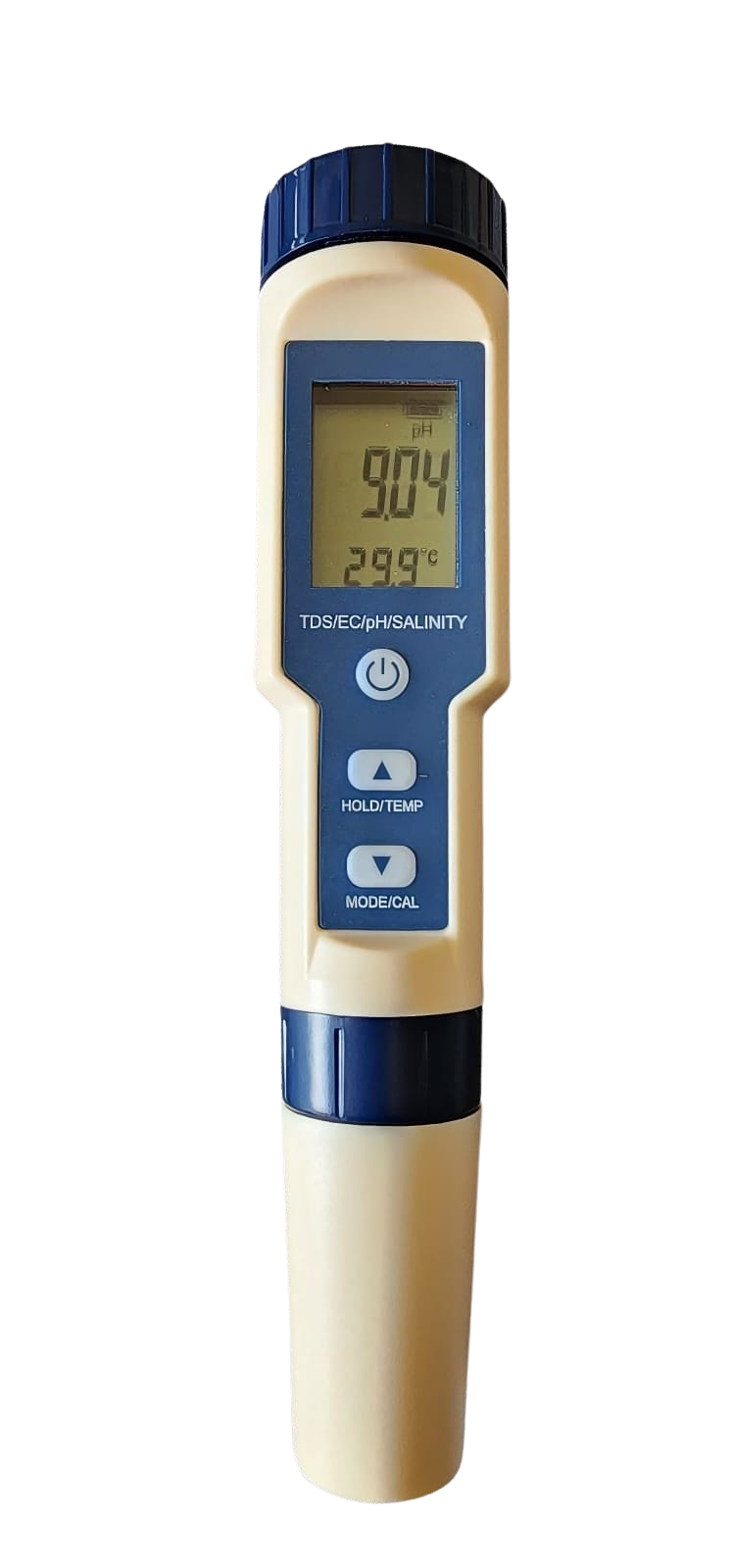 Medidor de pH digital 5 en 1 (pH, Salinidad, TDS, EC, Temperatura)