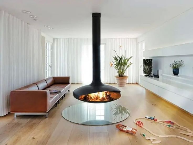 Chimenea - Estufa Colgante a leña  70
