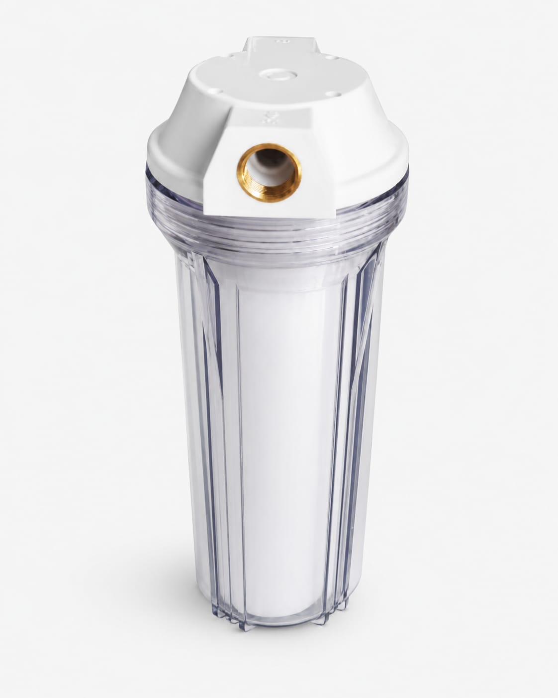 Filtro de agua con entrada de media para nebulización