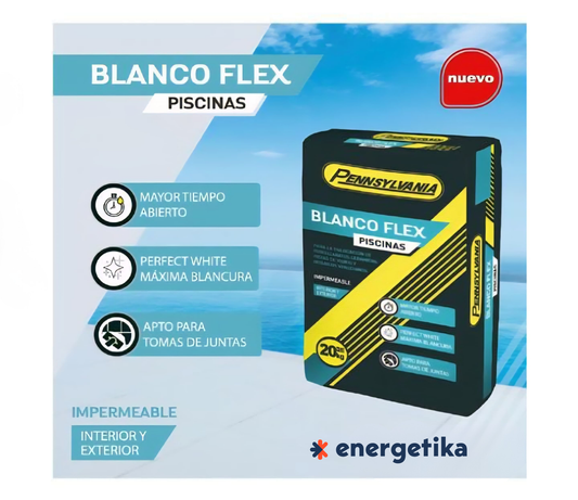 Adhesivo Pennsylvania Blanco Flex Piscinas – Bolsa 20 kg