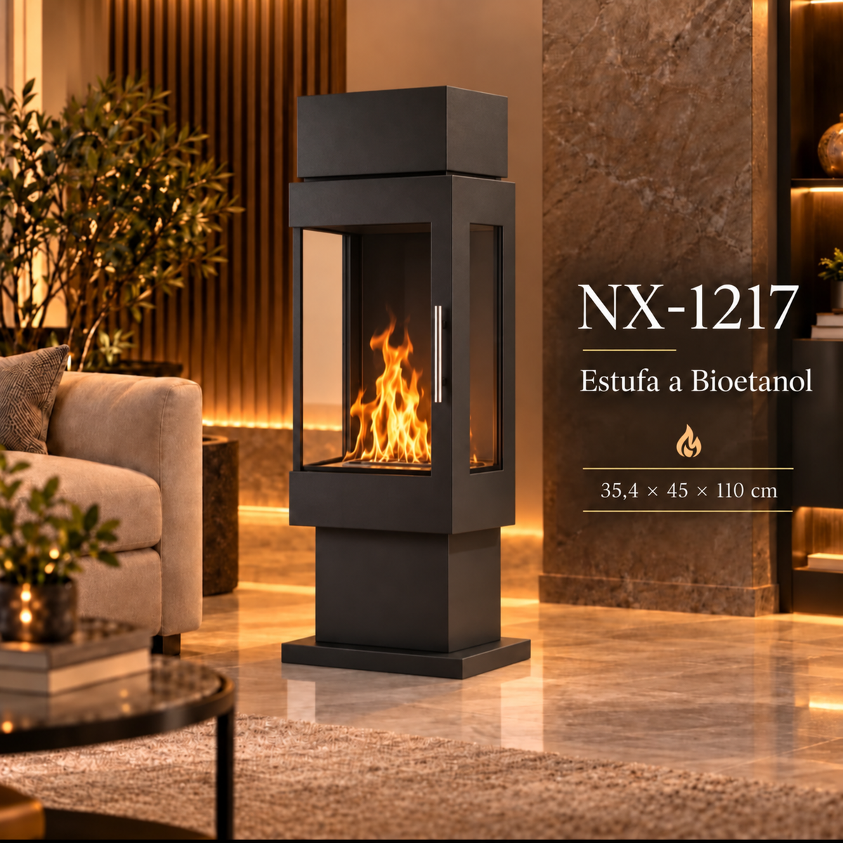 Estufa a Bioetanol NX-1217