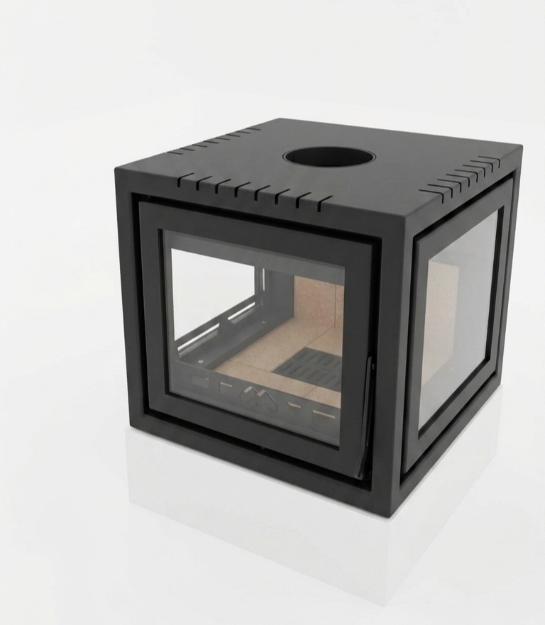 Estufa a Leña Louvre 520 TFEXP (con base o sin base)