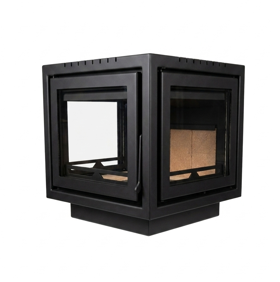 Estufa a Leña Louvre 520 TFEXP (con base o sin base)