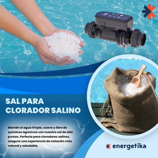 Sal de Alta Pureza para Cloradores Salinos – Bolsa de 25 kg