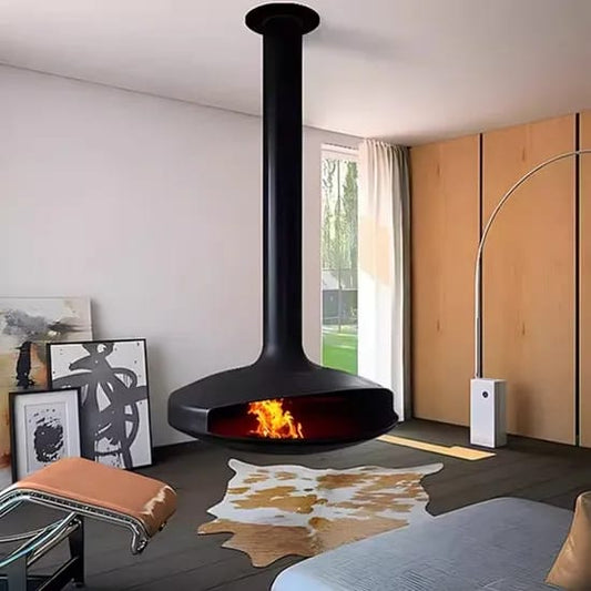 Chimenea - Estufa colgante a leña 90