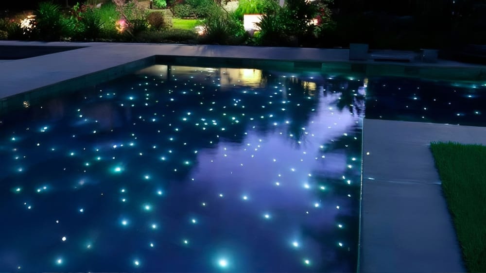 Luces para Piscinas con Fibra Óptica efecto estrellado  (metro cuadrado)