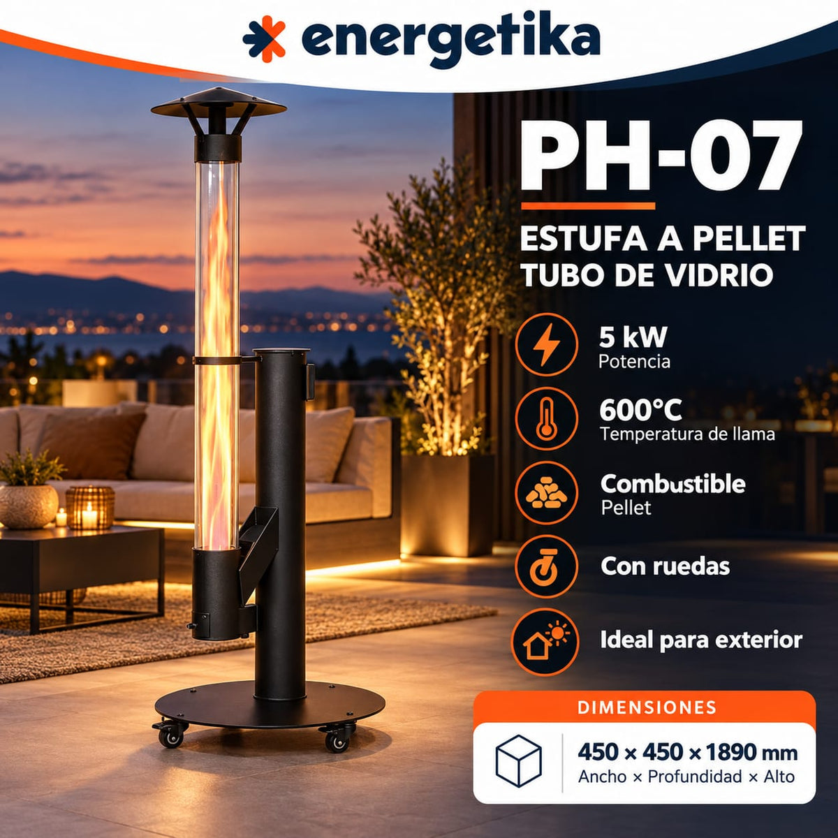 Estufa a Pellet PH-07