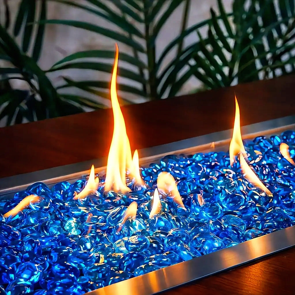 Piedras fire glass para Fogones de Bioetanol y Gas