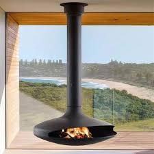 Chimenea - Estufa colgante a leña 60