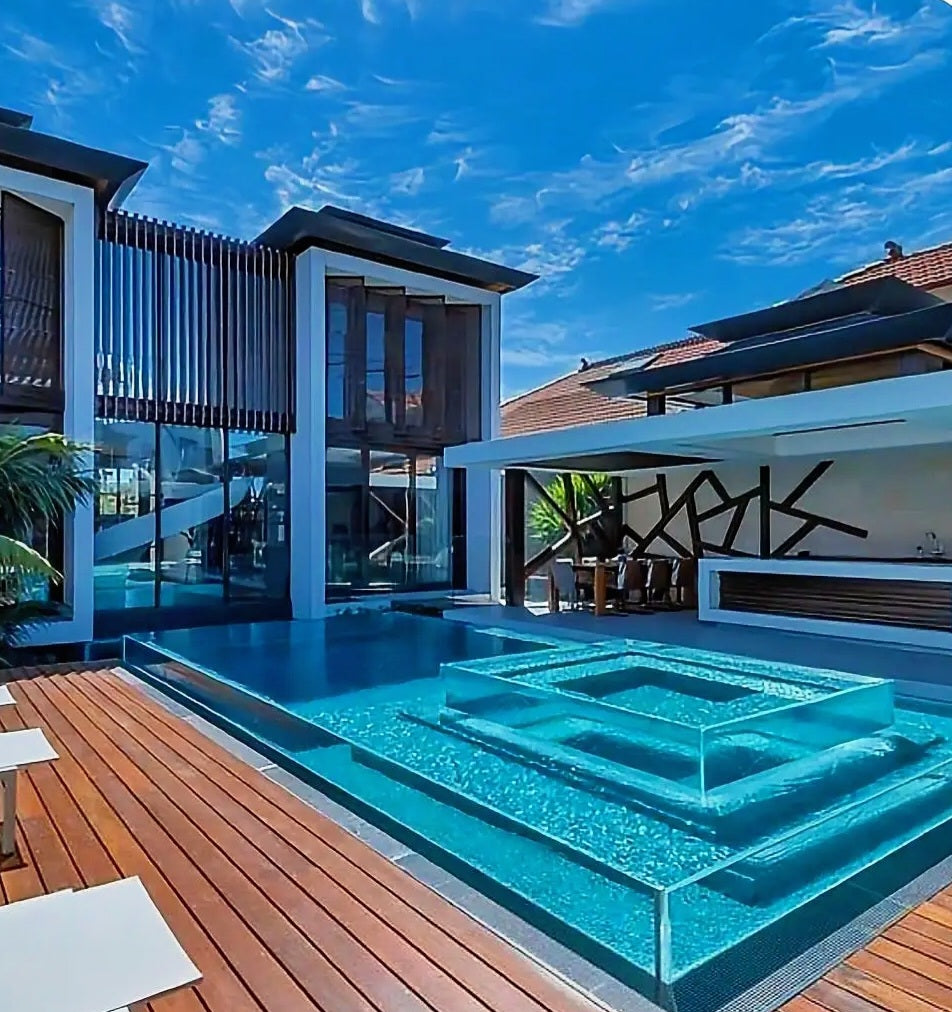 Acrílico Estructural para Piscinas de Alta Gama (200 cm x 80 cm x 7 cm)