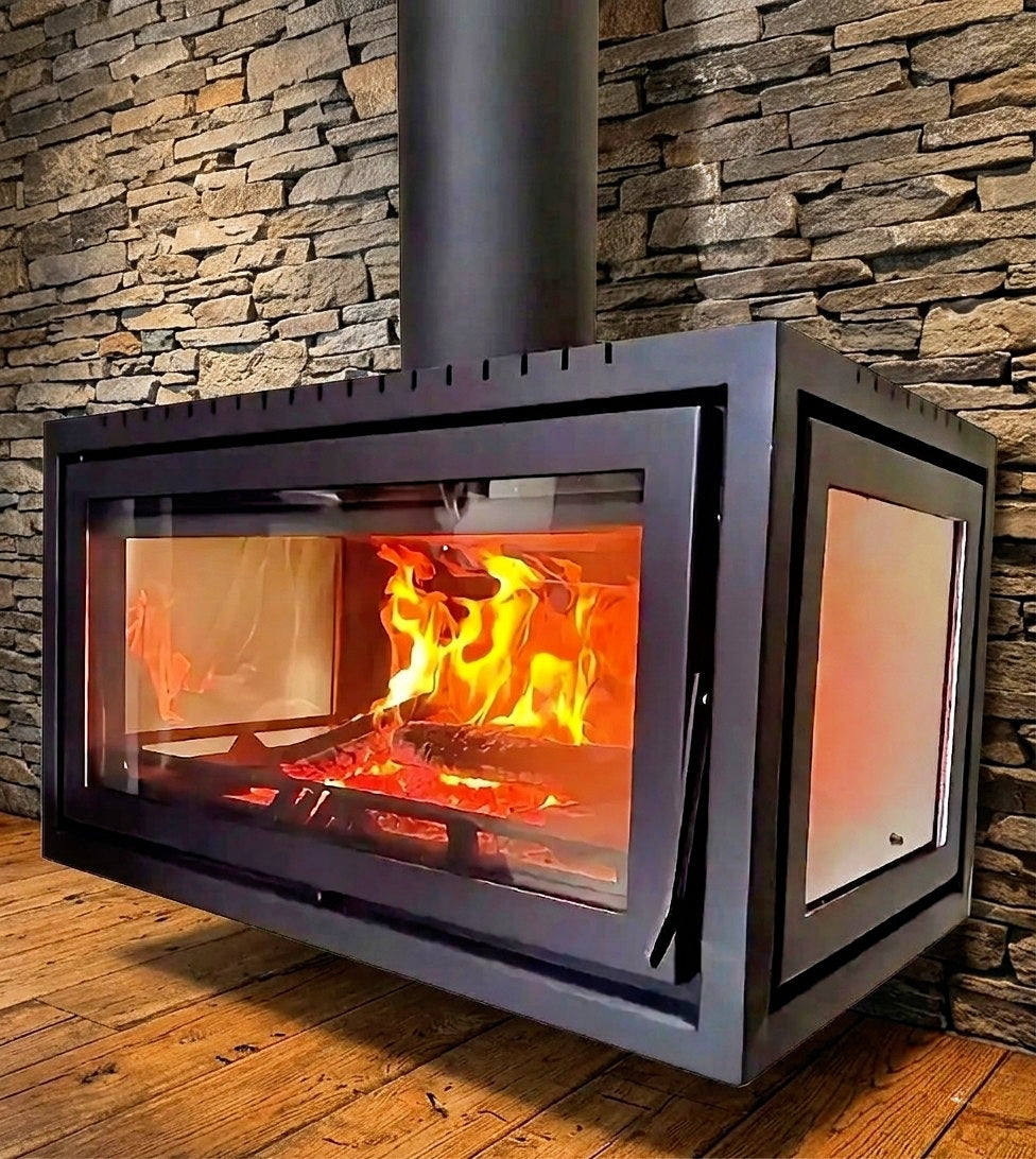 Estufa a Leña Louvre 860 TFEXP (con base o sin base)