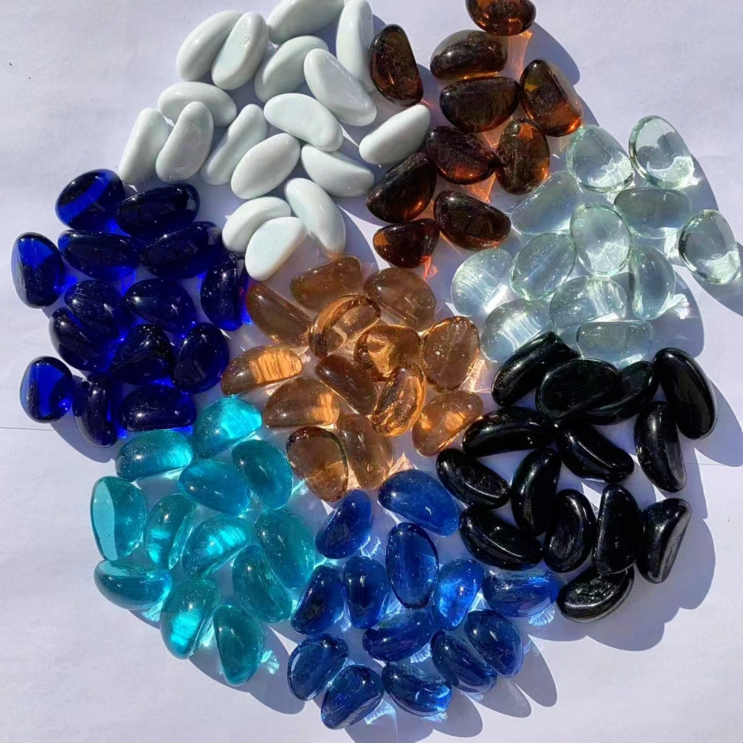 Piedras fire glass para Fogones de Bioetanol y Gas