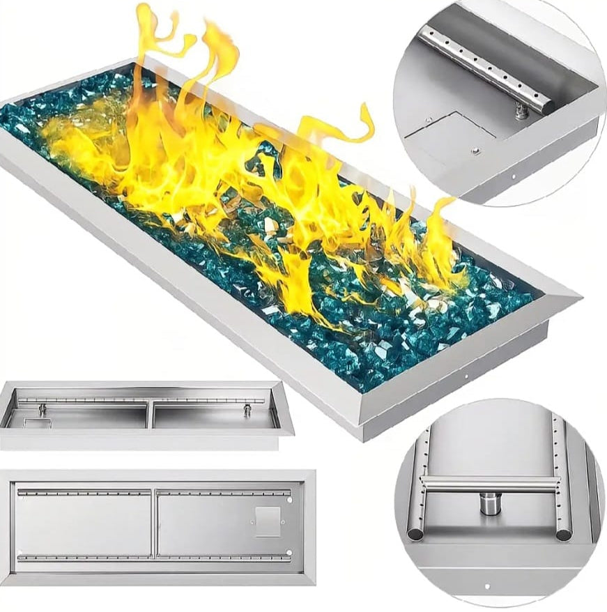 Piedras fire glass para Fogones de Bioetanol y Gas